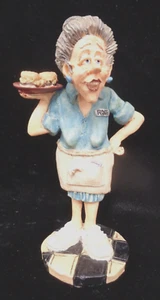 Vtg 1999 Doug Harris Eat Your Heart Out Rose the Waitress Figurine - Russ Berrie - Picture 1 of 7