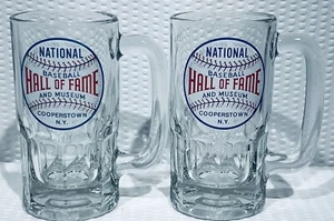 Lot Of 2 ~ National Baseball Hall of Fame & Museum COOPERSTOWN NY MUGS ~ EC! - Picture 1 of 9