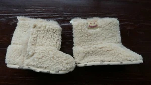 Primark Baby Faux Fur Booties, 6-9 months, 12.5cm Sole, Fawn, New & Unworn - Picture 1 of 4