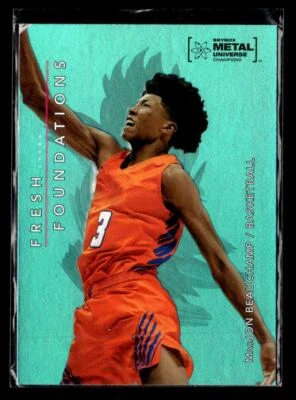 2022 SkyBox Metal Universe Marjon Beauchamp Fresh Foundations Aqua card - Image 1 of 2