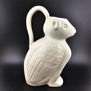 Flying Monkey Bird Pitcher Creamer Handmade Art Pottery Signed - Picture 1 of 8
