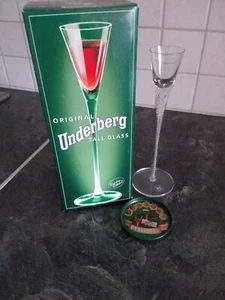 Underberg Stilglas- 24cm- innen verdreht- alt und selten - Top Zustand - Bild 1 von 5