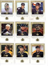 2002-03 UPPER DECK CLASSIC PORTRAITS 100 CARDS SET 26 ROOKIE CARDS 4 INSERTS