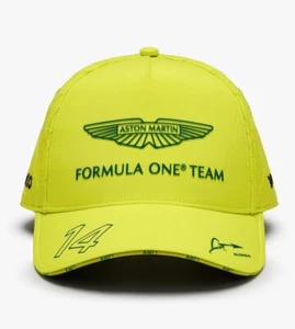 Aston Martin F1 Team2024 Fernando Alonso Driver Cap Lime Green - One Size - Picture 1 of 11