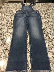 Jessica Simpson Women's Stretch Skinny Denim Overall XS 30x26 Ankle Length - Picture 1 of 12