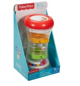 Fisher-Price DRG12 Mattel Krabbelspaß-Spielturm Motorikspielzeug für Kleinkinder - Picture 1 of 1