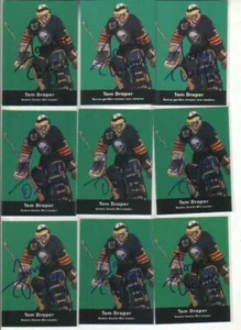 (10) Sables de tarjetas de hockey 92-93 autografiados de Tom Draper - Imagen 1 de 1