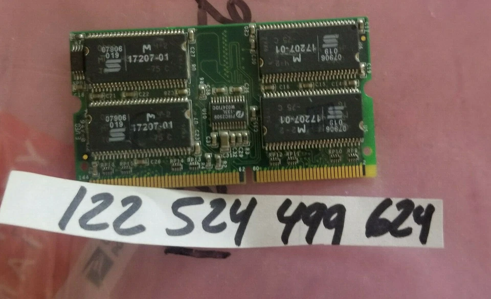 512MB 2RX8 SD CL3 PC  SDRAM PC133 133MHZ 144PIN  SODIMM  ECC  DUAL RANK 32X8  - Image 1 of 1