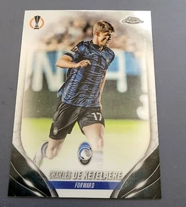 TOPPS CHROME UCC 23-24, CHARLES DE KETELAERE, ATALANTA BERGAMO, BASE - Picture 1 of 1