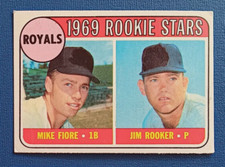 1969 Topps Baseball #376 Jim Rooker - Kansas City Royals (B) - EX+