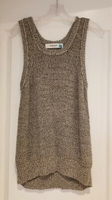 Suéter túnica para mujer ANTHROPOLGIE SPARROW tejido tostado topo beige mediano nuevo con etiquetas Foto 1 de 4