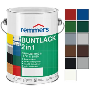 REMMERS Buntlack 2in1 Grundierung Lack Rostschutz FARBWAHL 2.5L - Bild 1 von 4
