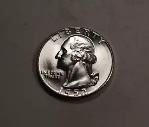 Cuarto de dólar Washington 1952 * gema BU++ * 90 % plata * XQ115 - Imagen 1 de 2