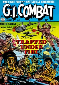G. I. Combat #16 - August 1954 - Comic Book Cover Poster - Bild 1 von 1