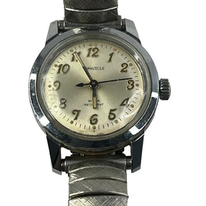 Vintage Caravelle N4 Analog Damenuhr zum Aufziehen Edelstahl nur Teile - Bild 1 von 8