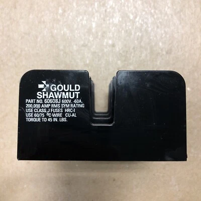 GOULD SHAWMUT 60608J FUSE HOLDER, 600V, 60A, 2P, G114 - Image 1 of 4
