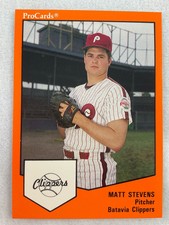 1989 Batavia Clippers-ProCards Minor League Baseball Card-Matt Stevens
