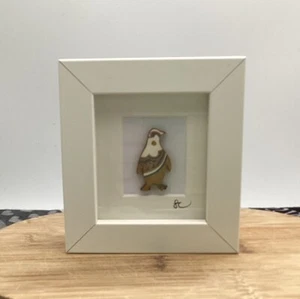 Paper & Acrylic Penguin In Box Frame Sophie Court Designs Picture Collectable - Picture 1 of 14