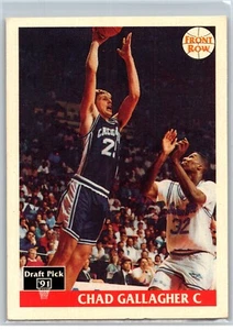 1991 Front Row Chad Gallagher Creighton University Draft Pick Italian #20 - Picture 1 of 2