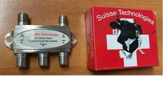 100 x Diseqc 4x1 Satellite Switch Multiple Satellite Dish VAST Foxtel COAX F-Typ - Bild 1 von 1