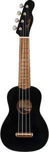 Fender Venice Soprano Black Acoustic Ukulele - Picture 1 of 4