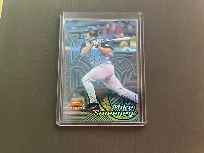 2002 Bowman's Best Blue Kansas City Royals #72 Mike Sweeney 070/300 - Excellent - Image 1 of 3