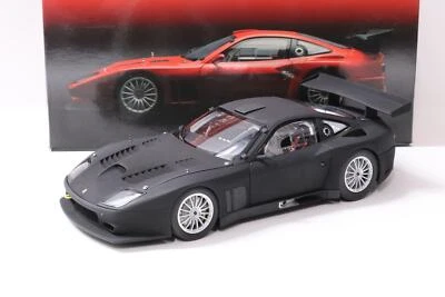 1:18 Kyosho Ferrari 575 GTC Coupè 2004 Nero Opaco - Immagine 1 di 4