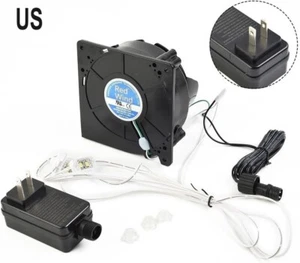 Inflatable Air Blower Replacement 12V 1A Fan Blower Motor w/ 3 LED Light String - Picture 1 of 8