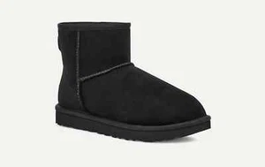 Ugg Classic Mini II Boots Schwarz Gr.39 Damen Veloursleder UVP:149,90€ (S/315) - Bild 1 von 10