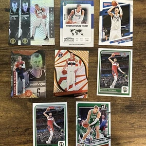 Kristaps Porzingis 9 Karten Lot - Revolution, Contenders, Hoops, Illusions - Bild 1 von 2