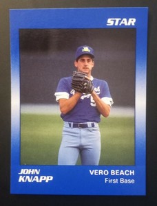 1989 Star Vero Beach Dodgers John Knapp #14