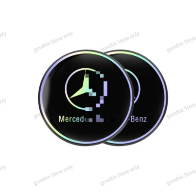 Portavasos de coche 2 piezas posavasos láser tinción para interior de coche Mercedes-Benz Foto 1 de 4