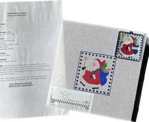 The Princess and Me MCKENZIE'S CLAUS HP Needlepoint Canvas & Guide C480 Santa - Picture 1 of 7
