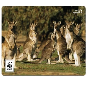 Speedlink WWF Mouse-Pad Känguru Maus-Pad Tier-Motiv Tier-Baby flach Rutschfest - Afbeelding 1 van 2