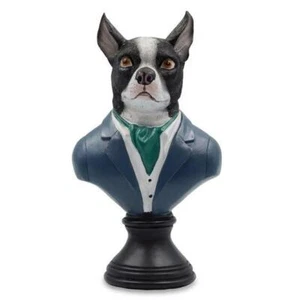 Figura de perro bien vestido busto de Chihuahua con Ascot diseñado en Reino Unido regalo en caja - Imagen 1 de 1