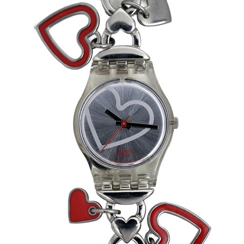 CHROME HEARTS Orologio Swatch Valentines You're My Love donna Swiss Made LK307G circa 2009