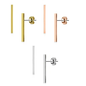 Ohrstecker Ohrringe Edelstahl Silber Ohrring 2 Stück Damen Modeschmuck EA-008 - Bild 1 von 5