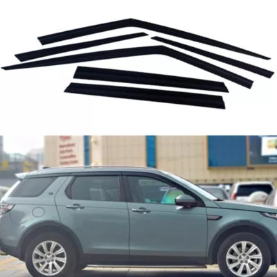 Parasol de ventana negro protectores de lluvia para Land Rover Range Rover Sport 2014-22 2020 Foto 1 de 4