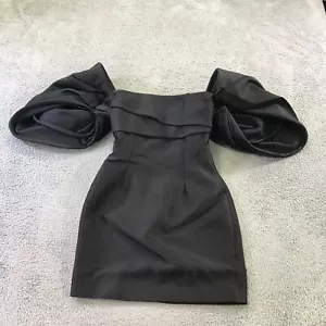 Solace London Dress Womens 4 Elina Mini Dress Black US 4/ UK 8 NWT $620 - Picture 1 of 16