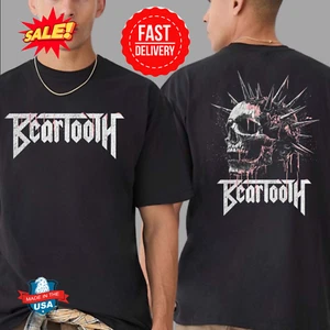 Beartooth Spike Skull Two Sided Classic T-Shirt S-5XL - Picture 1 of 4