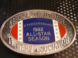 Vintage Gürtelschnalle NFL National Football League Players Assoc. 1982 - Bild 1 von 7
