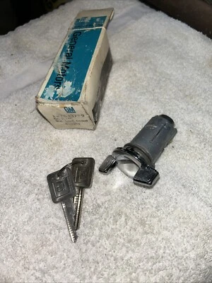 NOS 别克 1978 年 Gran 国家和富豪点火开关带钥匙 78333759 — 第 1/4 张图片