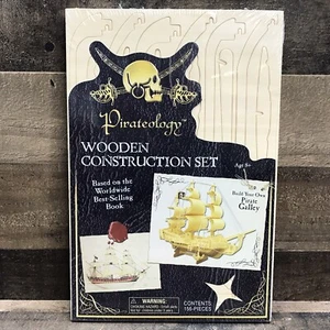 Juego de Construcción Modelo de Madera Pirateología - 156 Piezas Galera Pirata *Sellado* - Imagen 1 de 7