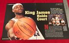 Cleveland Cavaliers LeBron James 4-page 2005 Print Article