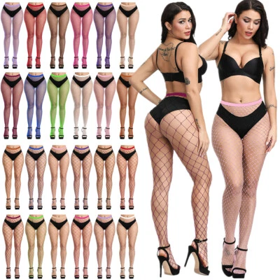 Conjunto de 3 pares de medias altas de malla lisa hueca lisa Foto 1 de 4