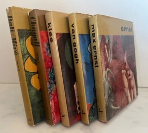 Vintage Leon Amiel (5) Artist Books - Dali/Miro, Chagall, Klee, Van Gogh, Ernst - Picture 1 of 22