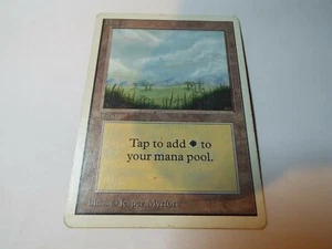 MAGIC THE GATHERING UNLIMITED LAND CARD PLAINS v2 lp - Imagen 1 de 2