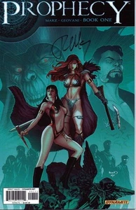 Firmada 1a Impresión PROFECÍA #1 DINAMITA RON MARZ VAMPIRELLA vs SONJA ROJA DRACULA + - Imagen 1 de 1