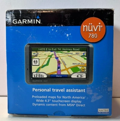 GARMIN Nuvi 780 GPS Navigation Unit Personal Travel Assistant Tested Open Box - Image 1 of 4