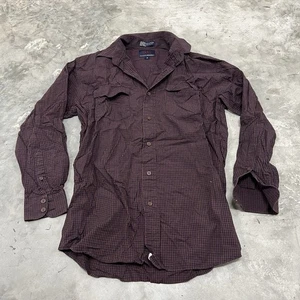 LUCCHESE 1883 Hemd Herren Medium Western weinrot Baumwolle Langarm Button Down - Bild 1 von 6